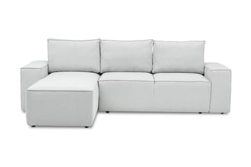 Bäddsoffa m. Divan Kandari med Förvaring - Ljusgrå - Möbler - Soffa - Bäddsoffa - Bäddsoffa divan