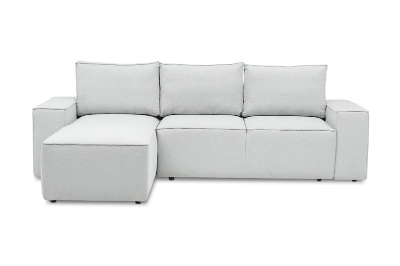 Bäddsoffa m. Divan Kandari med Förvaring - Ljusgrå - Möbler - Soffa - Bäddsoffa - Bäddsoffa divan