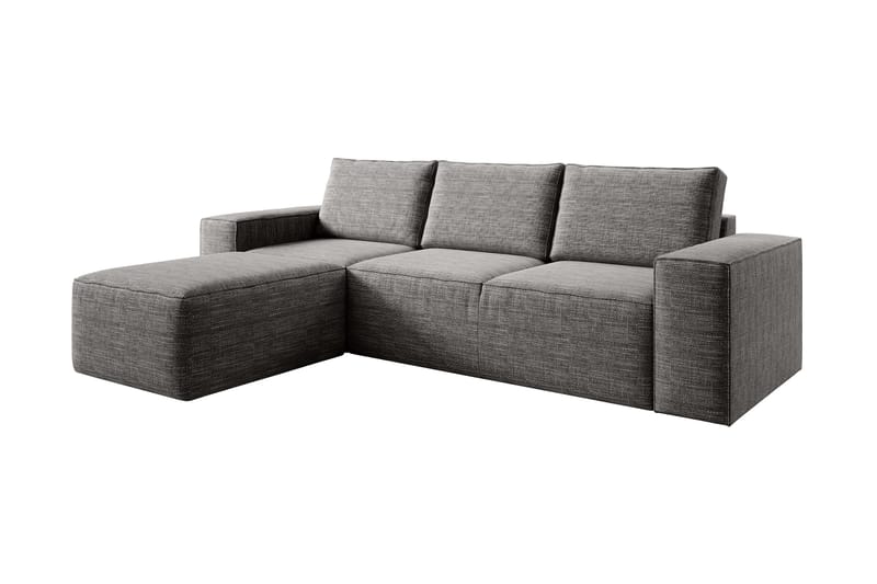 Bäddsoffa m. Divan Kandari med Förvaring - Ljusgrå - Möbler - Soffa - Bäddsoffa - Bäddsoffa divan