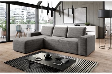 Bäddsoffa m. Divan Kandari med Förvaring - Ljusgrå - Möbler - Soffa - Bäddsoffa - Bäddsoffa divan