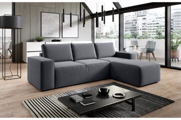 Bäddsoffa m. Divan Kandari med Förvaring - Mörkgrå - Möbler - Soffa - Bäddsoffa - Bäddsoffa divan