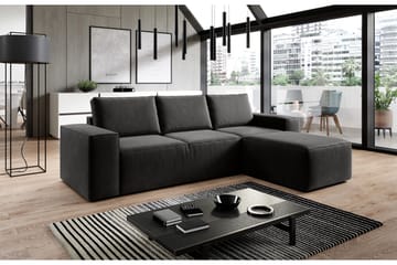 Bäddsoffa m. Divan Kandari med Förvaring - Mörkgrå - Möbler - Soffa - Bäddsoffa - Bäddsoffa divan