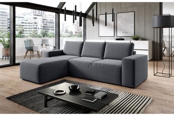 Bäddsoffa m. Divan Kandari med Förvaring - Mörkgrå - Möbler - Soffa - Bäddsoffa - Bäddsoffa divan