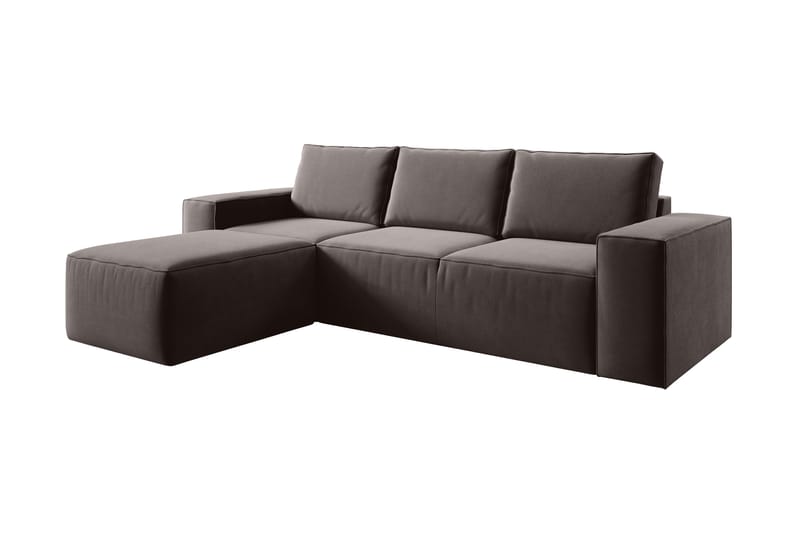 Bäddsoffa m. Divan Kandari med Förvaring - Mörkgrå - Möbler - Soffa - Bäddsoffa - Bäddsoffa divan