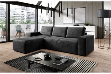 Bäddsoffa m. Divan Kandari med Förvaring - Mörkgrå - Möbler - Soffa - Bäddsoffa - Bäddsoffa divan