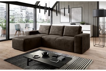Bäddsoffa m. Divan Kandari med Förvaring - Rosa - Möbler - Soffa - Bäddsoffa - Bäddsoffa divan