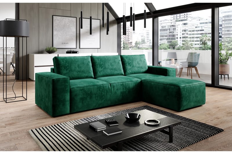 Bäddsoffa m. Divan Kandari med Förvaring - Turkos - Möbler - Soffa - Bäddsoffa - Bäddsoffa divan