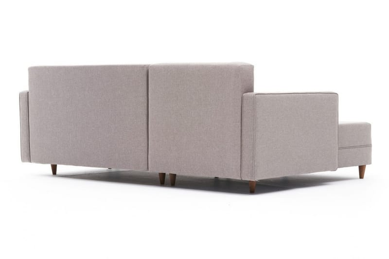 Bäddsoffa m. Divan Makinat 4-sits 192x135 - Cream - Möbler - Soffa - Bäddsoffa - Bäddsoffa divan