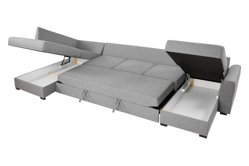 Bäddsoffa m. Divan och Schäslong Dargina - Möbler - Soffa - Bäddsoffa - Bäddsoffa divan