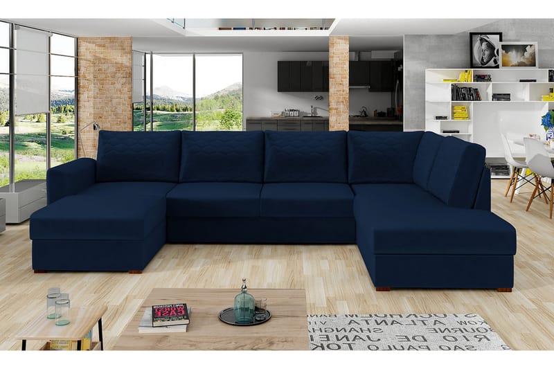 Bäddsoffa m. Divan och Schäslong Dargina - Möbler - Soffa - Bäddsoffa - Bäddsoffa divan