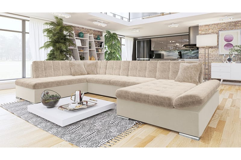 Bäddsoffa m. Divan och Schäslong Jampra - Möbler - Soffa - Bäddsoffa - Bäddsoffa divan