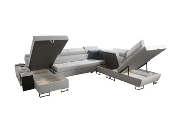 Bäddsoffa m. Divan och Schäslong Torretta - Möbler - Soffa - Bäddsoffa - Bäddsoffa divan