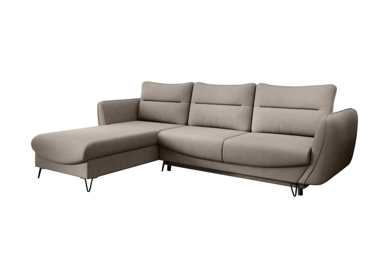 Bäddsoffa m. Divan Swentzel Förvaring - Beige - Möbler - Soffa - Bäddsoffa - Bäddsoffa divan