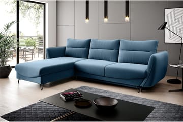 Bäddsoffa m. Divan Swentzel Förvaring - Blå - Möbler - Soffa - Bäddsoffa - Bäddsoffa divan