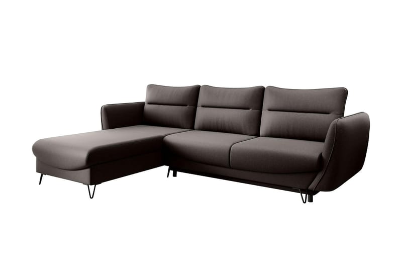 Bäddsoffa m. Divan Swentzel Förvaring - Brun - Möbler - Soffa - Bäddsoffa - Bäddsoffa divan