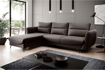 Bäddsoffa m. Divan Swentzel Förvaring - Brun - Möbler - Soffa - Bäddsoffa - Bäddsoffa divan