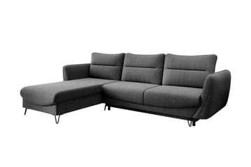Bäddsoffa m. Divan Swentzel Förvaring - Grå - Möbler - Soffa - Bäddsoffa - Bäddsoffa divan