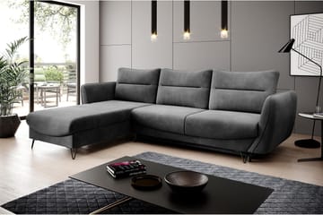 Bäddsoffa m. Divan Swentzel Förvaring - Grå - Möbler - Soffa - Bäddsoffa - Bäddsoffa divan