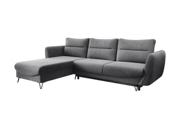 Bäddsoffa m. Divan Swentzel Förvaring - Grå - Möbler - Soffa - Bäddsoffa - Bäddsoffa divan