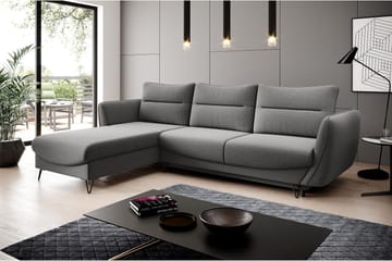 Bäddsoffa m. Divan Swentzel Förvaring - Grå - Möbler - Soffa - Bäddsoffa - Bäddsoffa divan