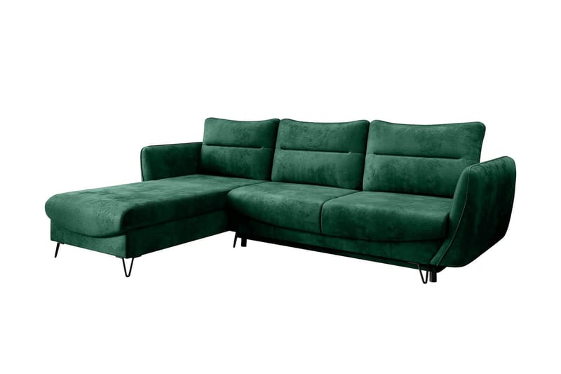 Bäddsoffa m. Divan Swentzel Förvaring - Grön - Möbler - Soffa - Bäddsoffa - Bäddsoffa divan