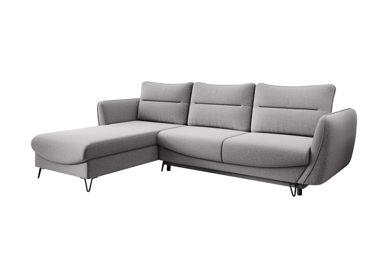 Bäddsoffa m. Divan Swentzel Förvaring - Ljusgrå - Möbler - Soffa - Bäddsoffa - Bäddsoffa divan