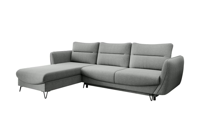 Bäddsoffa m. Divan Swentzel Förvaring - Ljusgrå - Möbler - Soffa - Bäddsoffa - Bäddsoffa divan