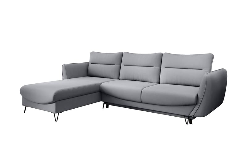 Bäddsoffa m. Divan Swentzel Förvaring - Ljusgrå - Möbler - Soffa - Bäddsoffa - Bäddsoffa divan