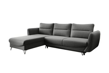 Bäddsoffa m. Divan Swentzel Förvaring - Mörkgrå - Möbler - Soffa - Bäddsoffa - Bäddsoffa divan