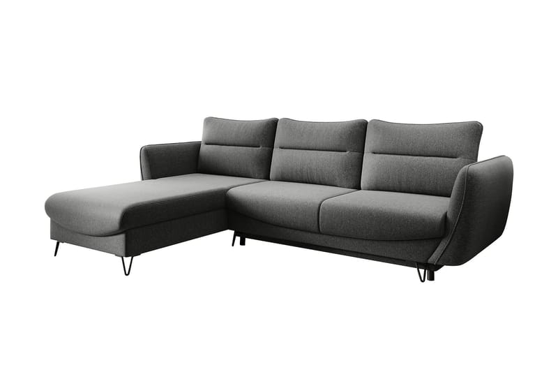 Bäddsoffa m. Divan Swentzel Förvaring - Mörkgrå - Möbler - Soffa - Bäddsoffa - Bäddsoffa divan