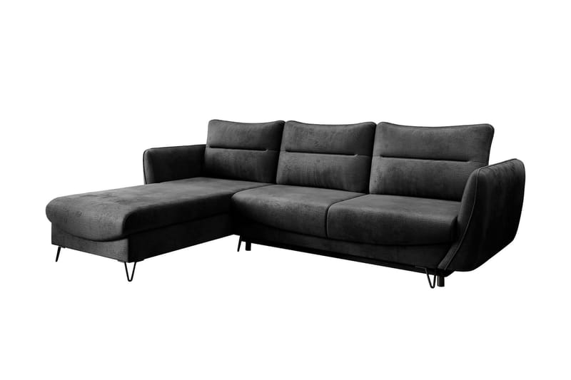 Bäddsoffa m. Divan Swentzel Förvaring - Mörkgrå - Möbler - Soffa - Bäddsoffa - Bäddsoffa divan