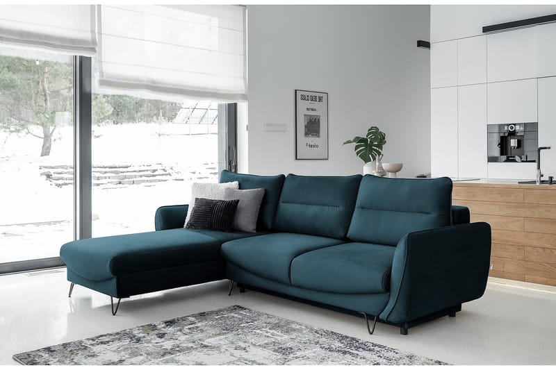Bäddsoffa m. Divan Swentzel Förvaring - Mörkgrön - Möbler - Soffa - Bäddsoffa - Bäddsoffa divan