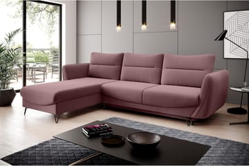 Bäddsoffa m. Divan Swentzel Förvaring - Rosa - Möbler - Soffa - Bäddsoffa - Bäddsoffa divan
