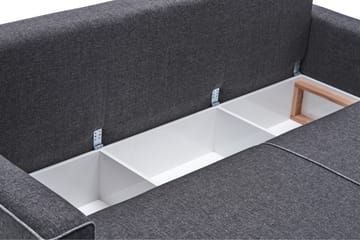 Bäddsoffa m. Divan Windwhistle 4-sits 200x150 - Antracit - Möbler - Soffa - Bäddsoffa - Bäddsoffa divan