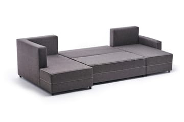 Bäddsoffa m. Divan Windwhistle 4-sits 200x150 - Brun - Möbler - Soffa - Bäddsoffa - Bäddsoffa divan