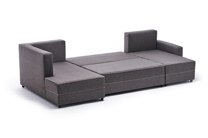 Bäddsoffa m. Divan Windwhistle 4-sits 200x150 - Brun - Möbler - Soffa - Bäddsoffa - Bäddsoffa divan