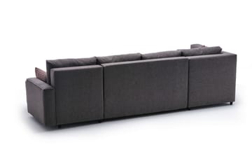 Bäddsoffa m. Divan Windwhistle 4-sits 200x150 - Brun - Möbler - Soffa - Bäddsoffa - Bäddsoffa divan