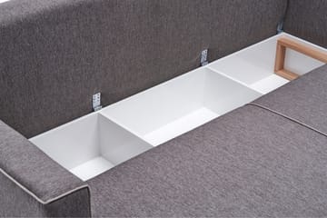 Bäddsoffa m. Divan Windwhistle 4-sits 200x150 - Brun - Möbler - Soffa - Bäddsoffa - Bäddsoffa divan