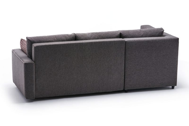 Bäddsoffa m. Divan Windwhistle 4-sits 200x150 - Brun - Bäddsoffa divan