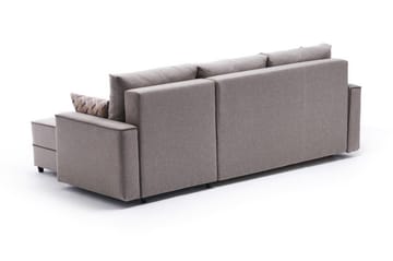Bäddsoffa m. Divan Windwhistle 4-sits 200x150 - Cream - Möbler - Soffa - Bäddsoffa - Bäddsoffa divan