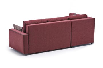 Bäddsoffa m. Divan Windwhistle 4-sits 200x150 - Röd - Möbler - Soffa - Bäddsoffa - Bäddsoffa divan