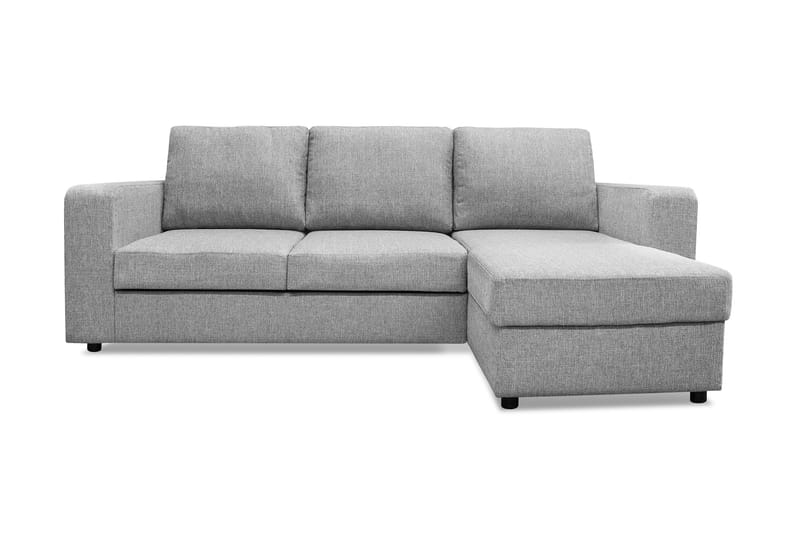 Bäddsoffa Mantova 3-sits Divan Vändbar - Ljusgrå - Möbler - Soffa - Bäddsoffa - Bäddsoffa divan