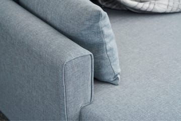 Bäddsoffa med Divan Burundi Höger - Blå/Brun - Möbler - Soffa - Bäddsoffa - Bäddsoffa divan