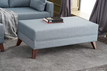 Bäddsoffa med Divan Burundi Höger - Blå/Brun - Möbler - Soffa - Bäddsoffa - Bäddsoffa divan