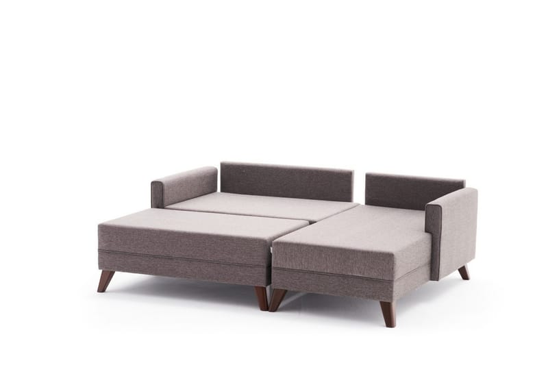 Bäddsoffa med Divan Burundi Mini Höger - Brun - Möbler - Soffa - Bäddsoffa - Bäddsoffa divan