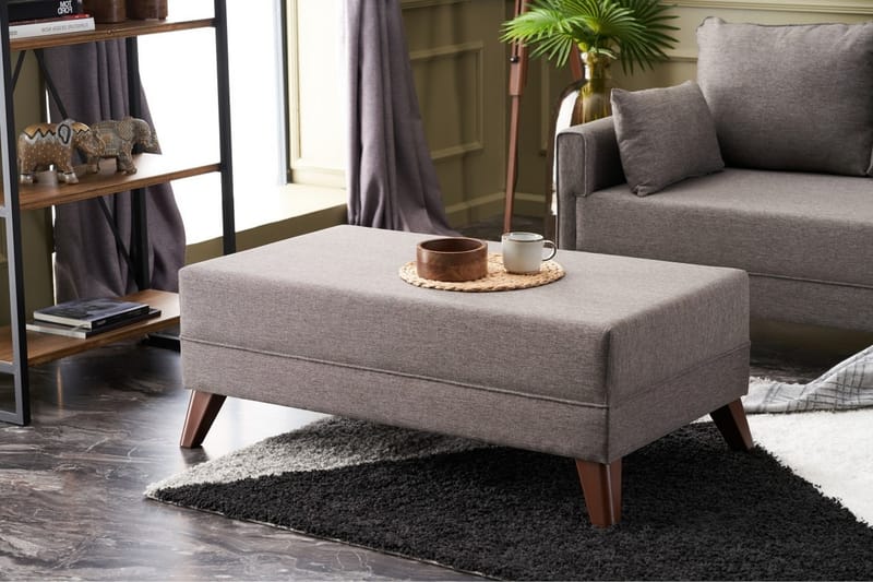 Bäddsoffa med Divan Burundi Mini Höger - Brun - Möbler - Soffa - Bäddsoffa - Bäddsoffa divan