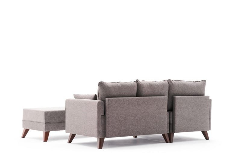 Bäddsoffa med Divan Burundi Mini Vänster - Brun - Möbler - Soffa - Bäddsoffa - Bäddsoffa divan