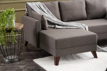 Bäddsoffa med Divan Burundi Mini Vänster - Brun - Möbler - Soffa - Bäddsoffa - Bäddsoffa divan