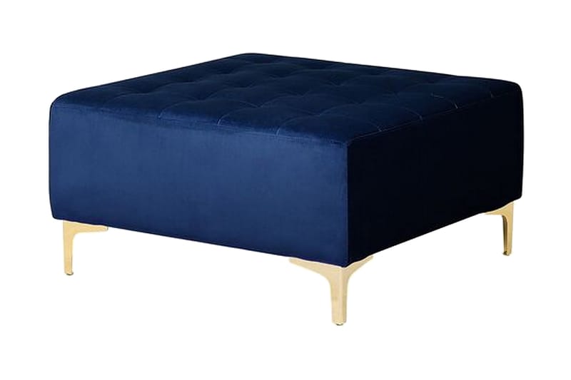 Bäddsoffa Najera med Fotpall - Blå - Möbler - Soffa - Bäddsoffa - Bäddsoffa divan