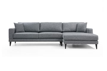 Bäddsoffa Stancle med Divan Höger - Grå - Möbler - Soffa - Bäddsoffa - Bäddsoffa divan